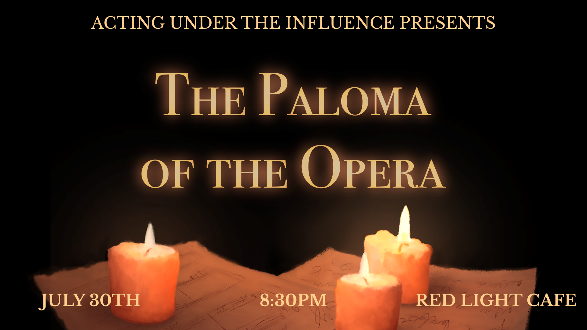 “The Paloma of the Opera” — July 30, 2026 — Red Light Café, Atlanta, GA