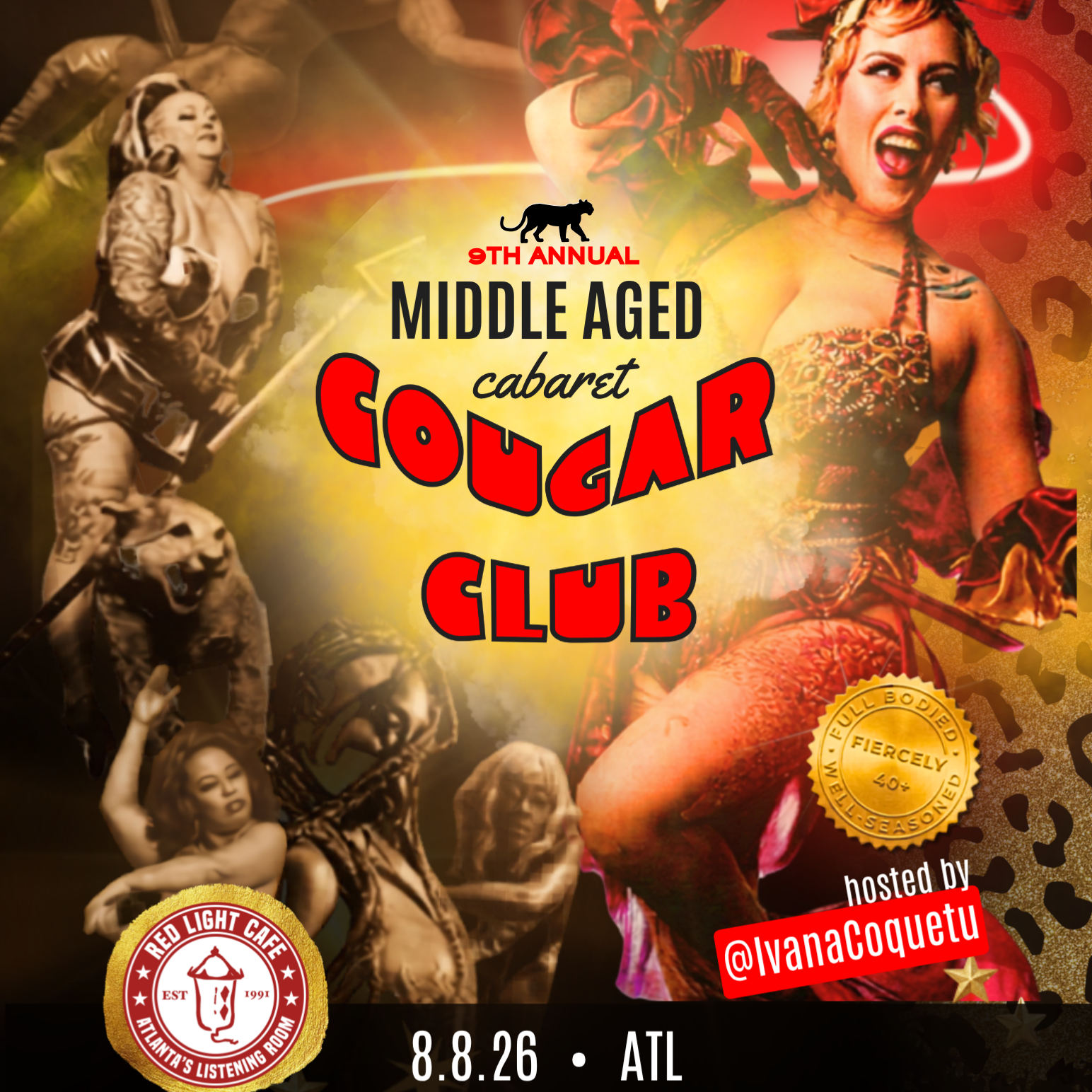 9th Annual MIDDLE AGE CABARET: Cougar Club ATL