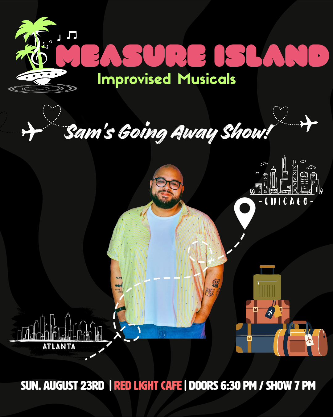 Measure Island: Completely Improvised Musicals — August 23, 2026 — Red Light Café, Atlanta, GA