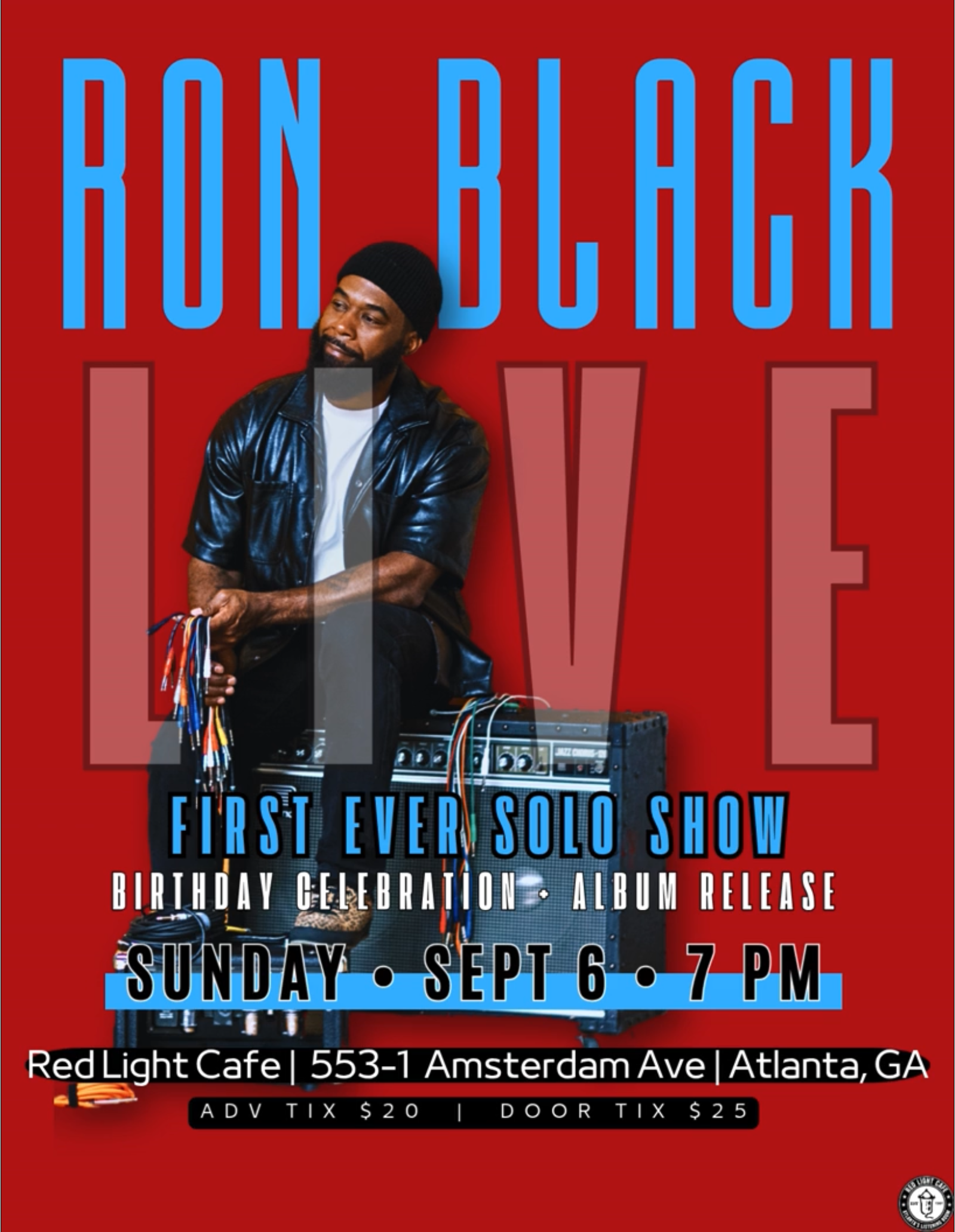 RON BLACK LIVE! — September 6, 2026 — Red Light Café, Atlanta, GA