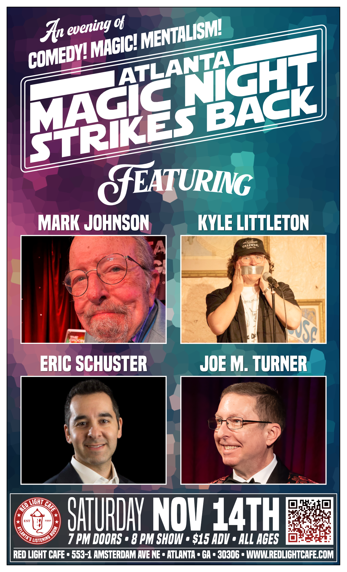 Atlanta Magic Night STRIKES BACK! — November 14, 2026 — Red Light Café, Atlanta, GA