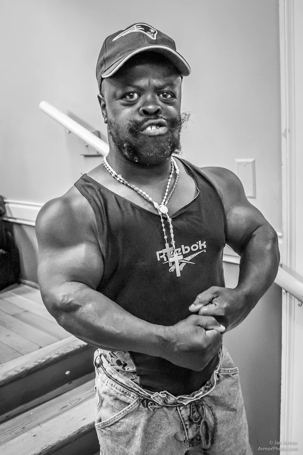 Although Douglas is only 4 feet tall, he is a proud man who likes to steal the limelight. He asked me to take this picture. 