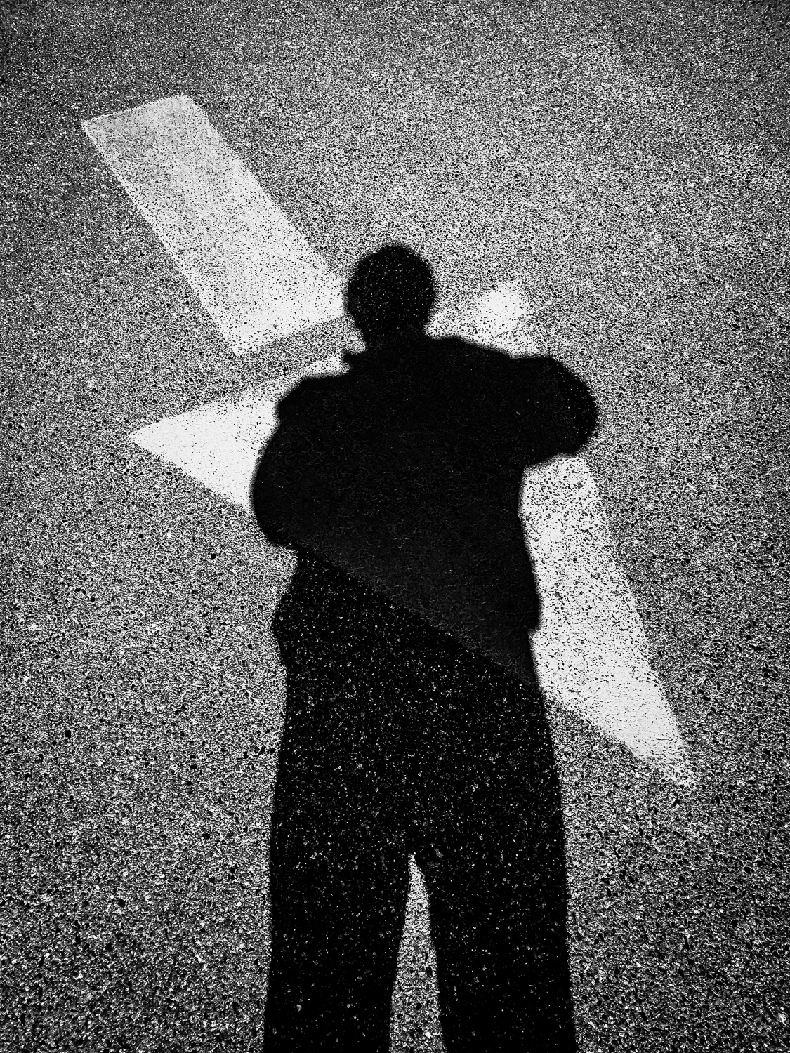 My and my shadow, going the wrong way...