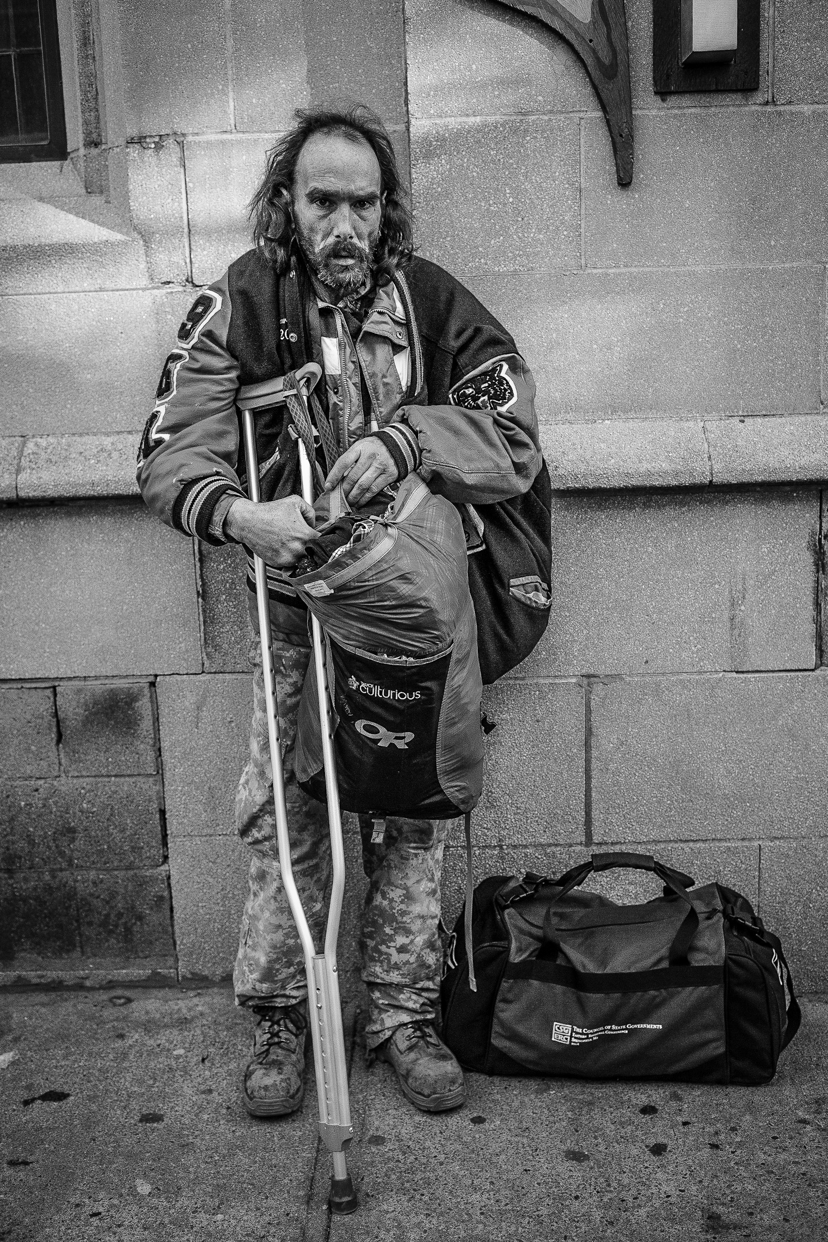 Unidentified rough sleeper