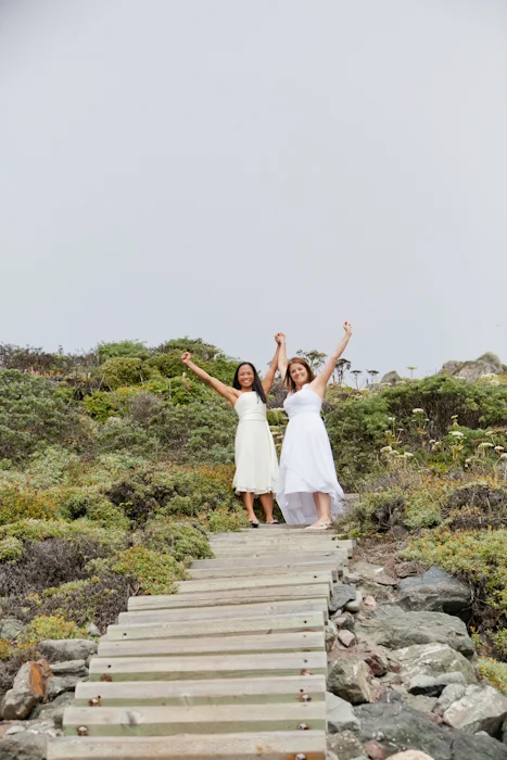 lesbian wedding bodega bay beach