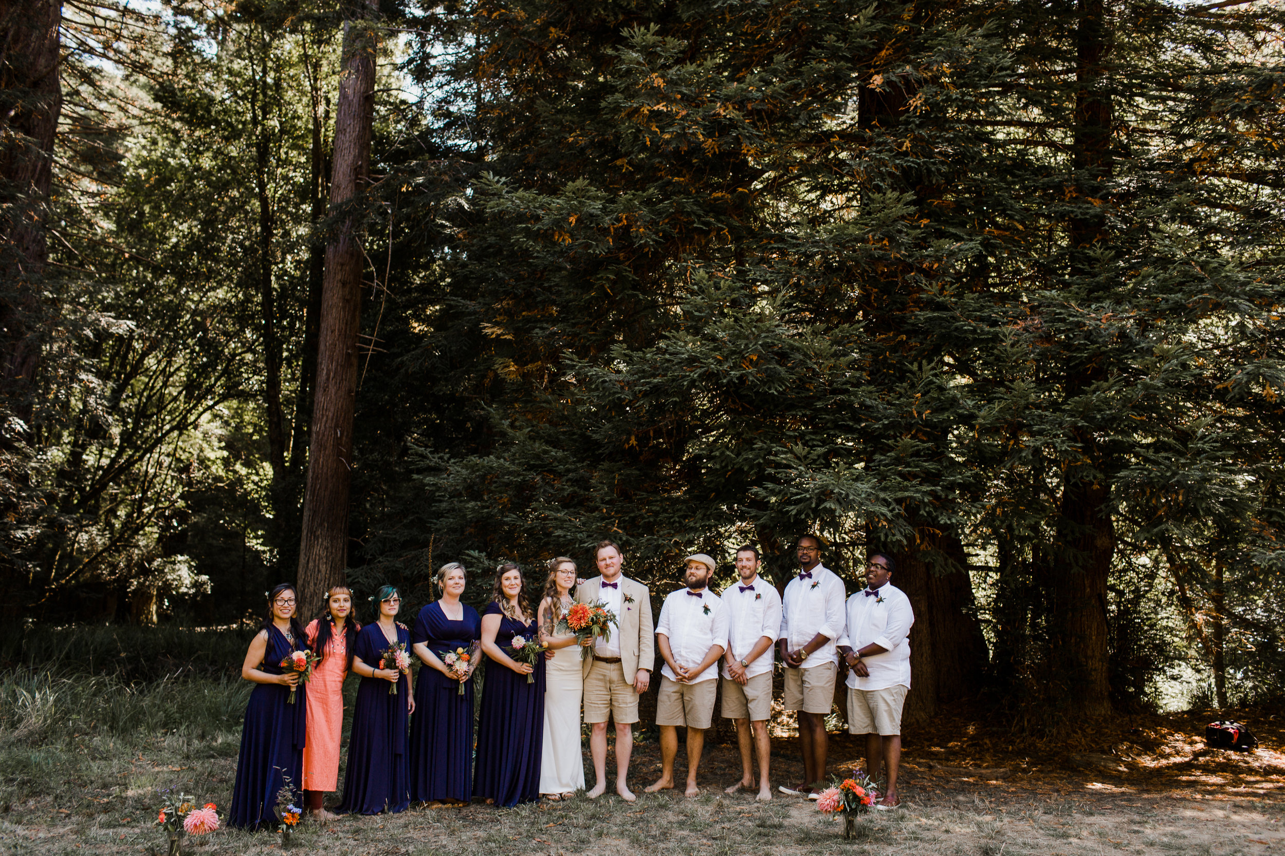Mendocino Woodlands Camp Wedding