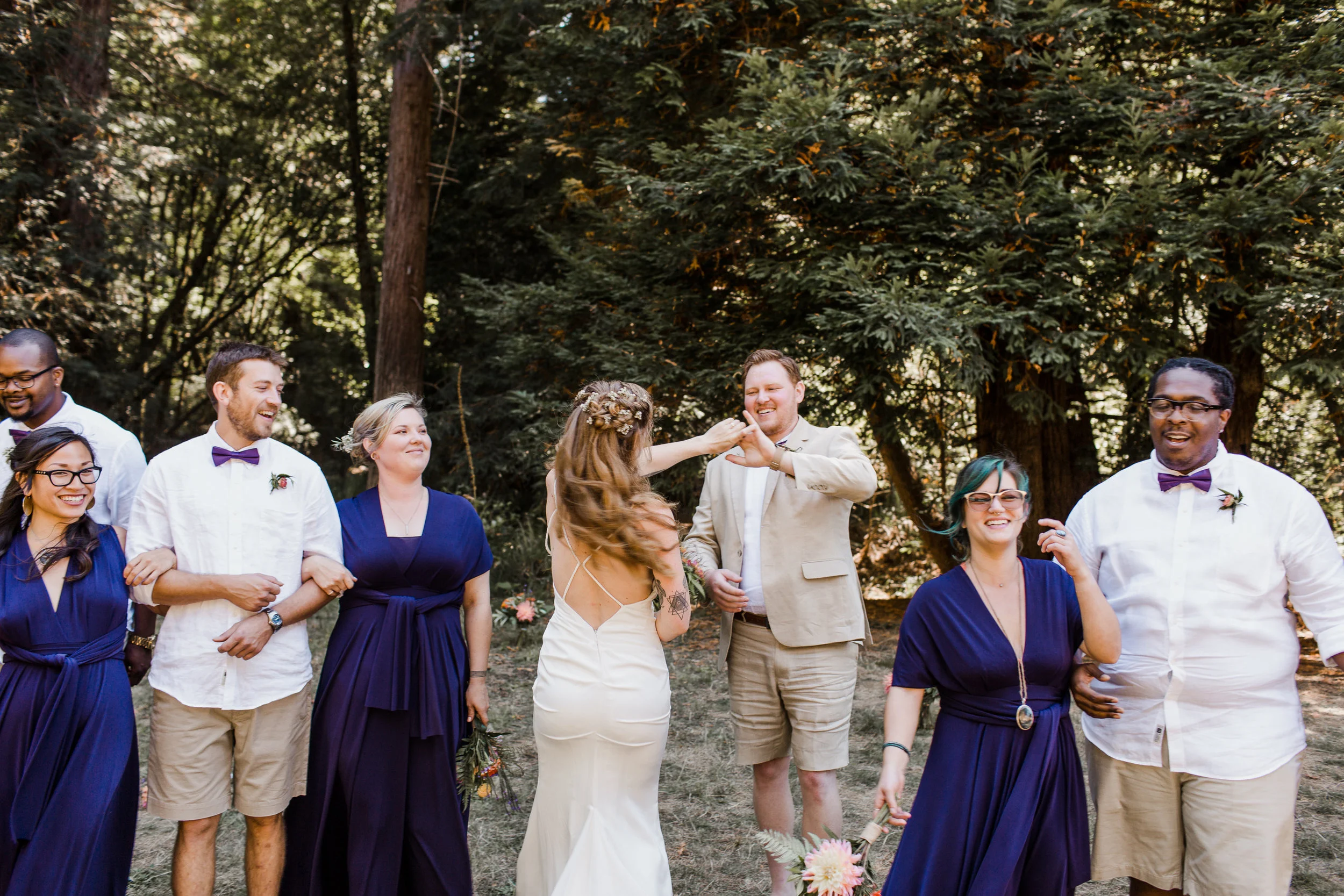 Mendocino Woodlands Camp Wedding