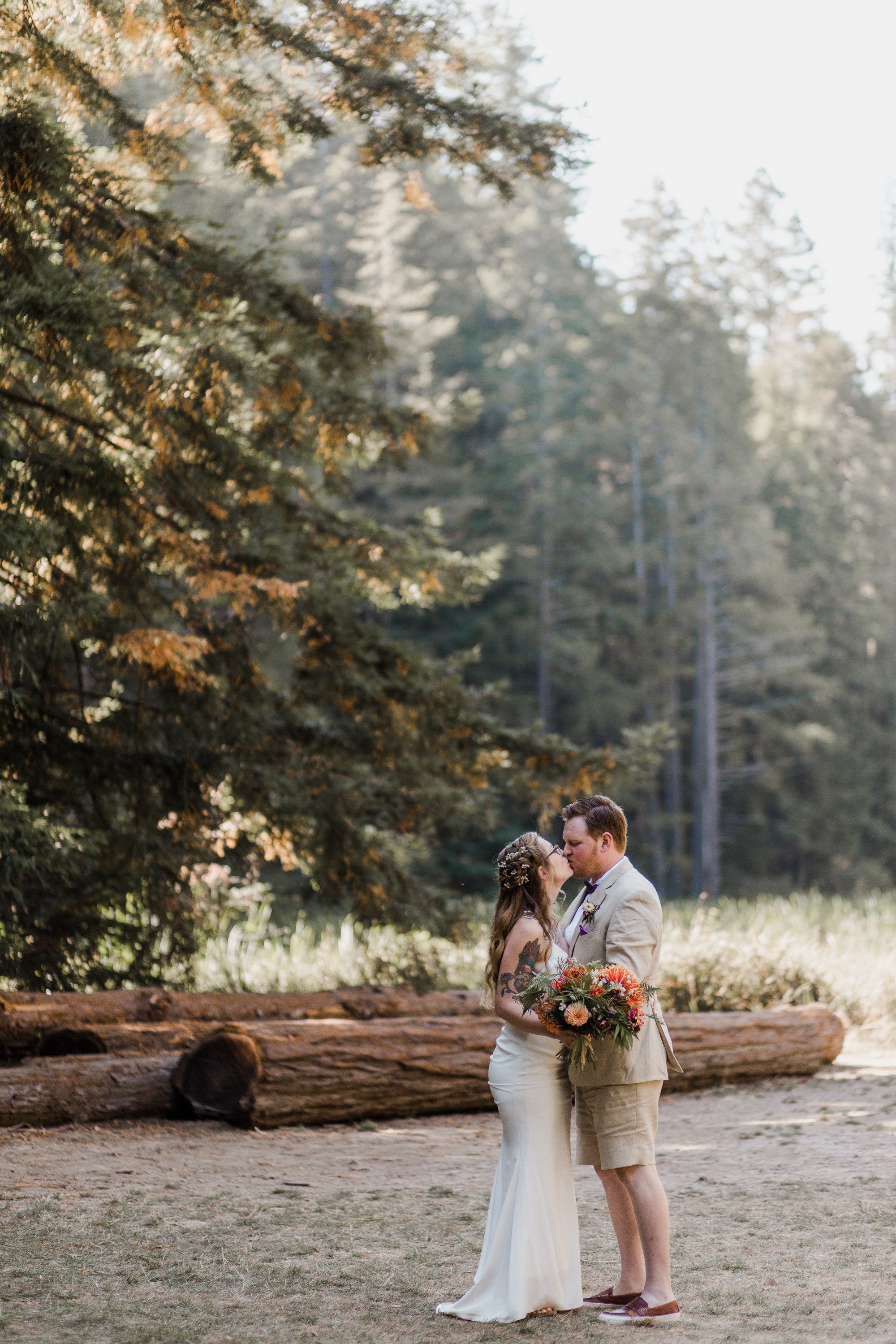 Mendocino Woodlands Camp Wedding