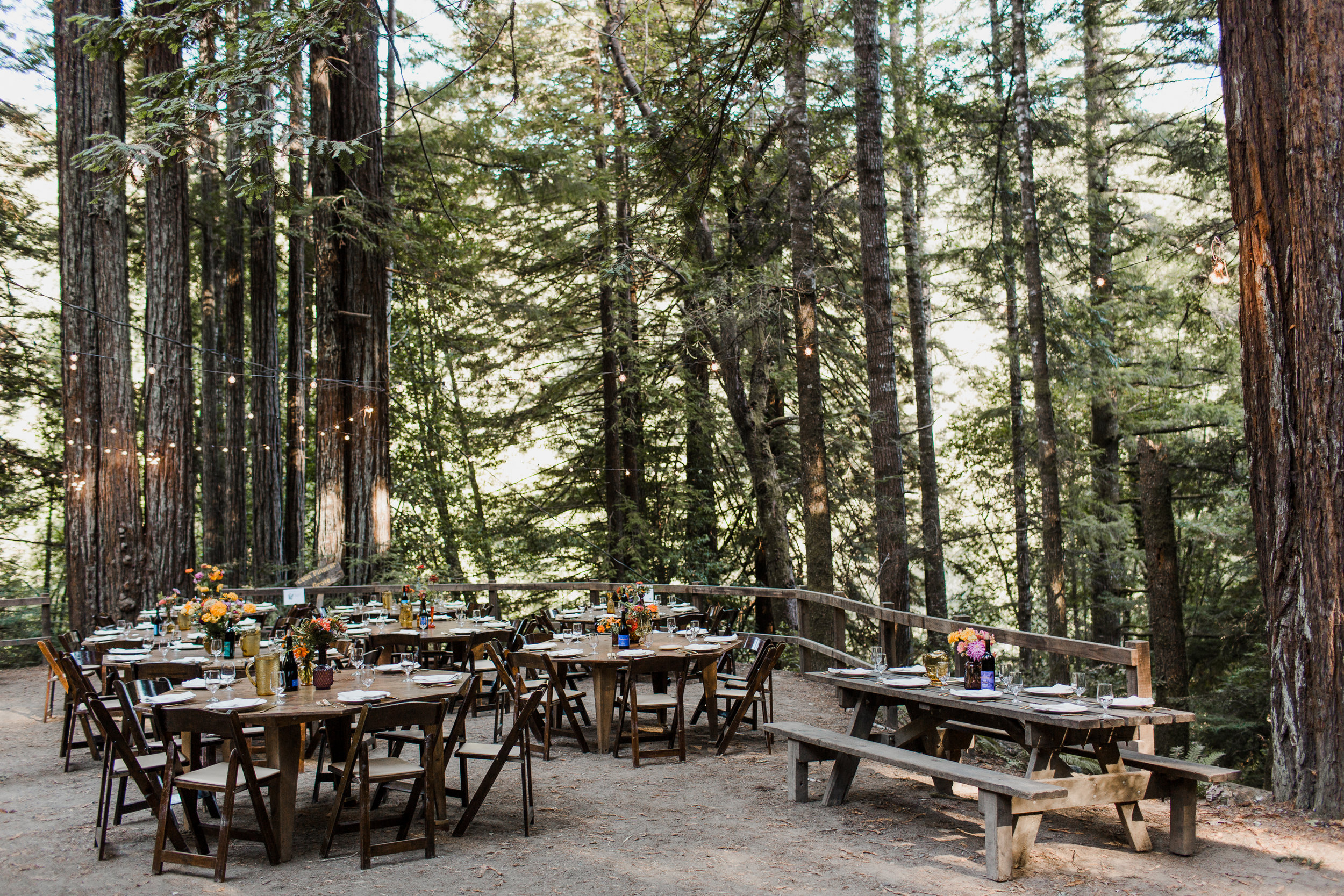 Mendocino Woodlands Camp Wedding