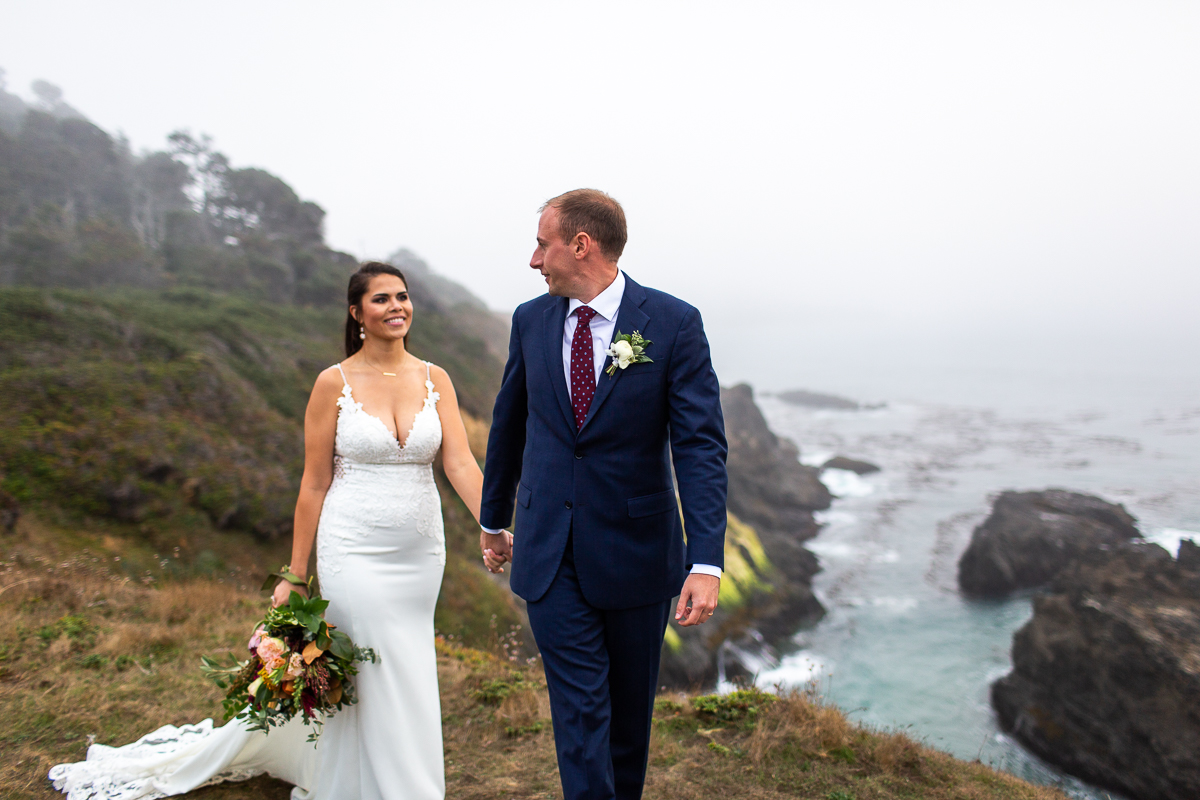 mendocino elopement at the stanford inn