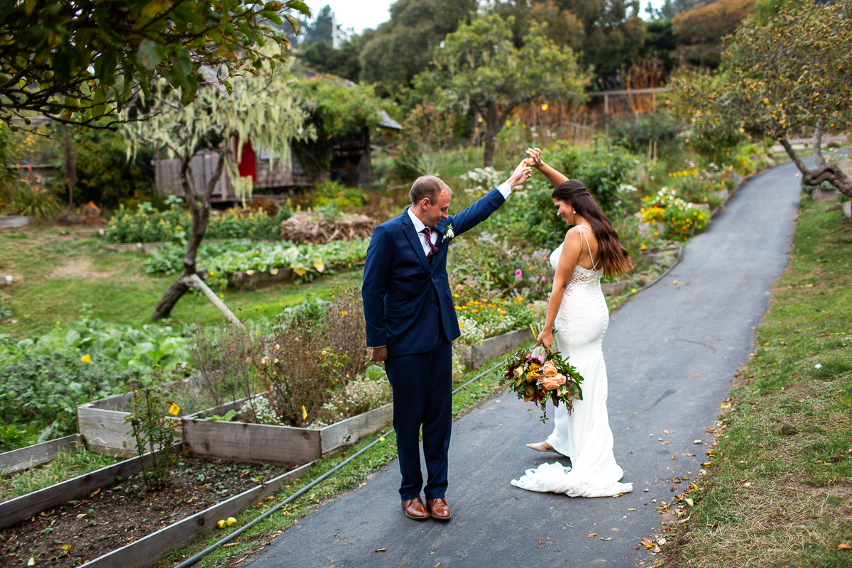 mendocino elopement at the stanford inn