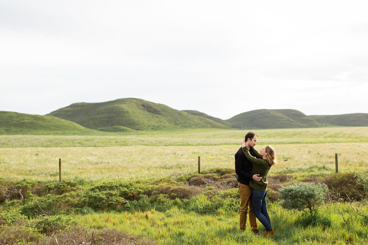 point reyes engagement session