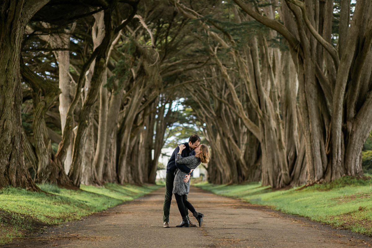 point reyes engagement session