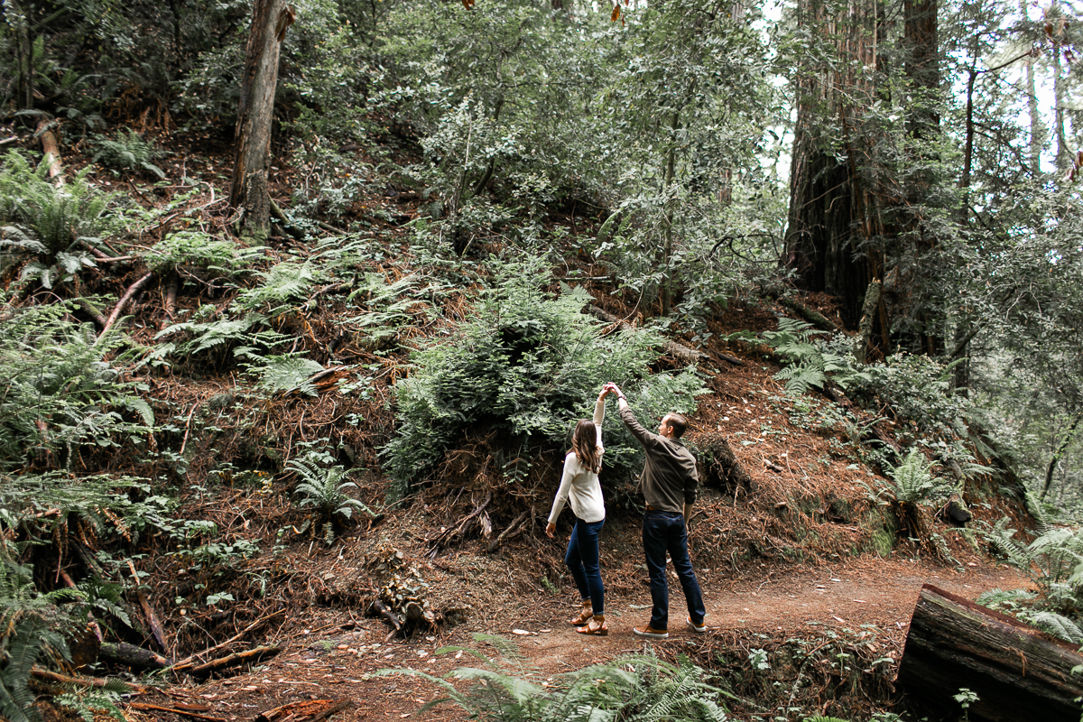 point reyes engagement session