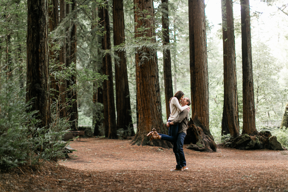 point reyes engagement seession