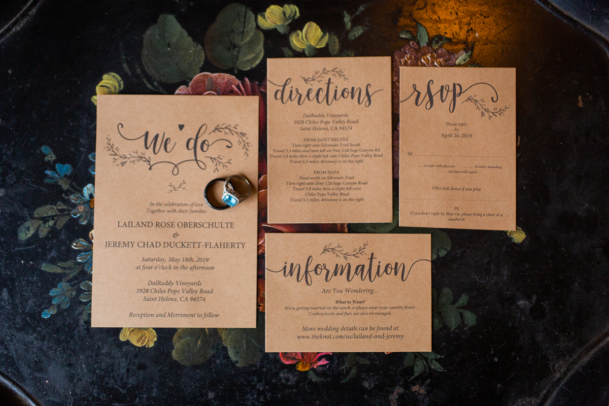 St. Helena Vineyard Wedding