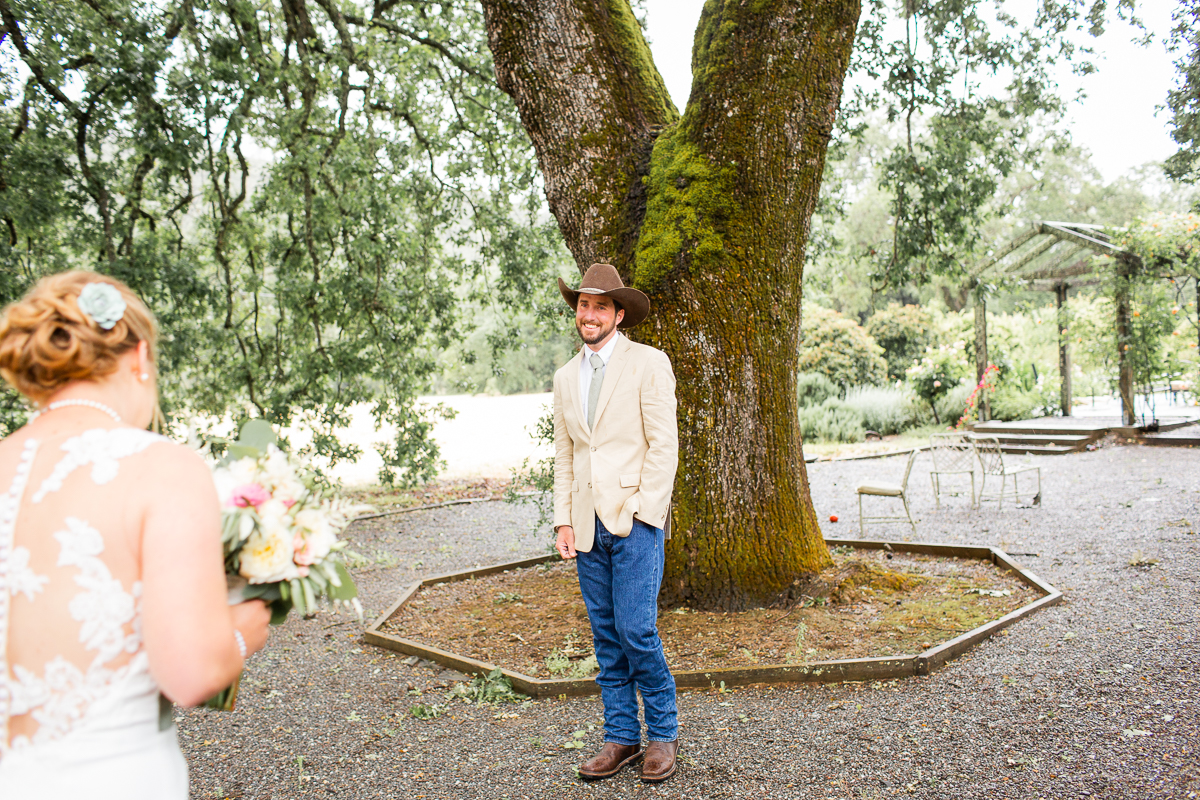 st. helena wedding at private estate