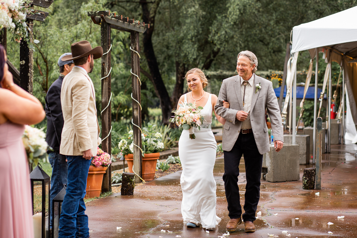 st. helena wedding at private estate