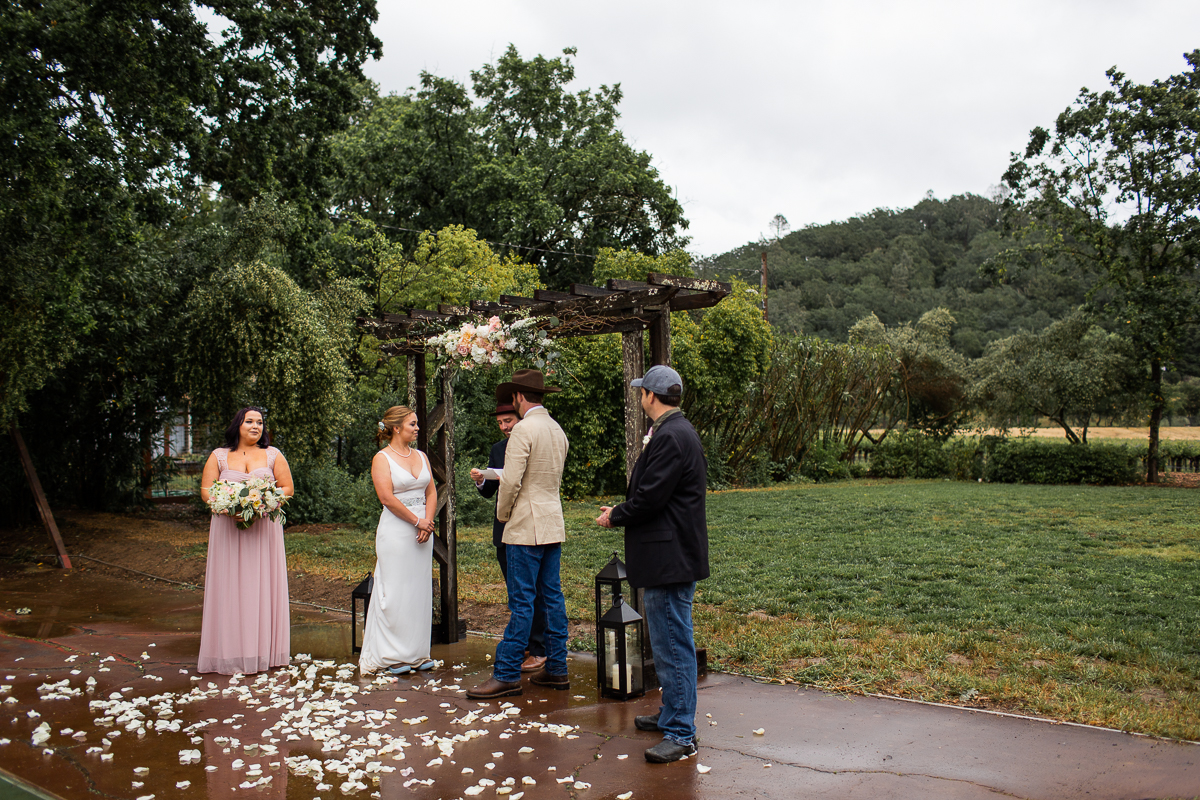 st. helena wedding at private estate