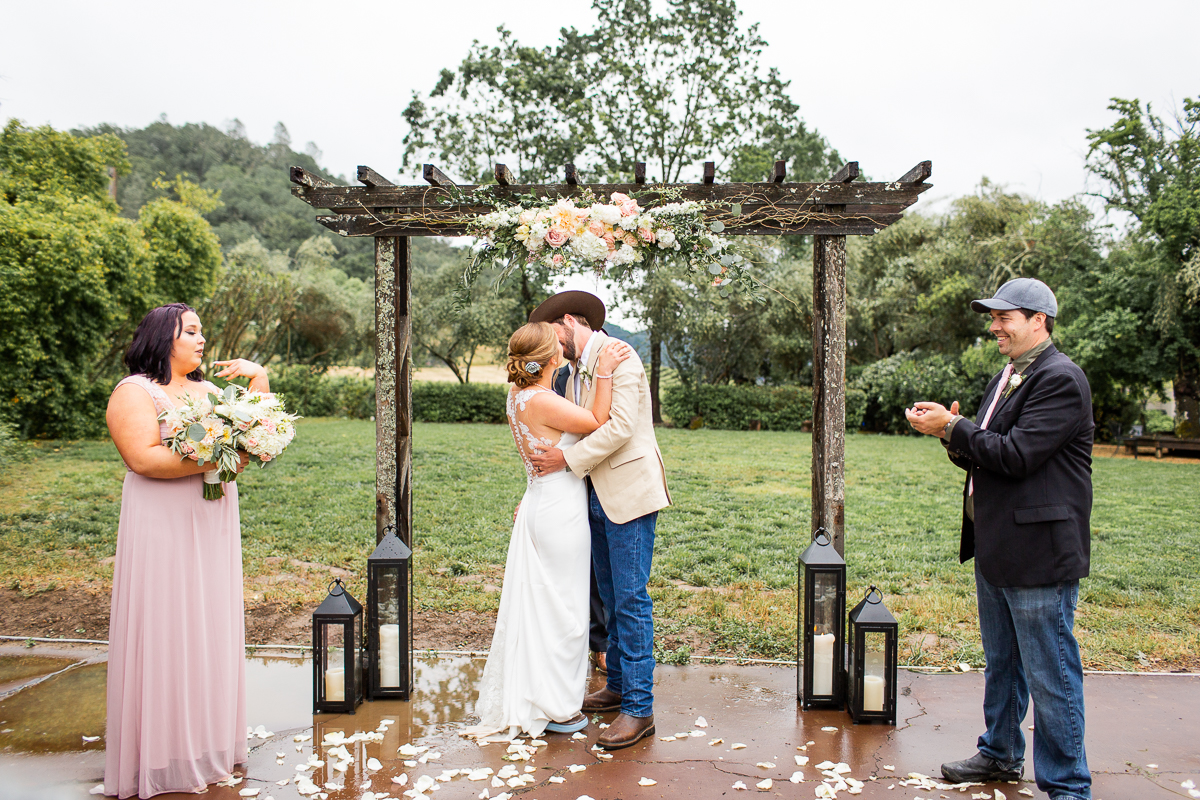 st. helena wedding at private estate