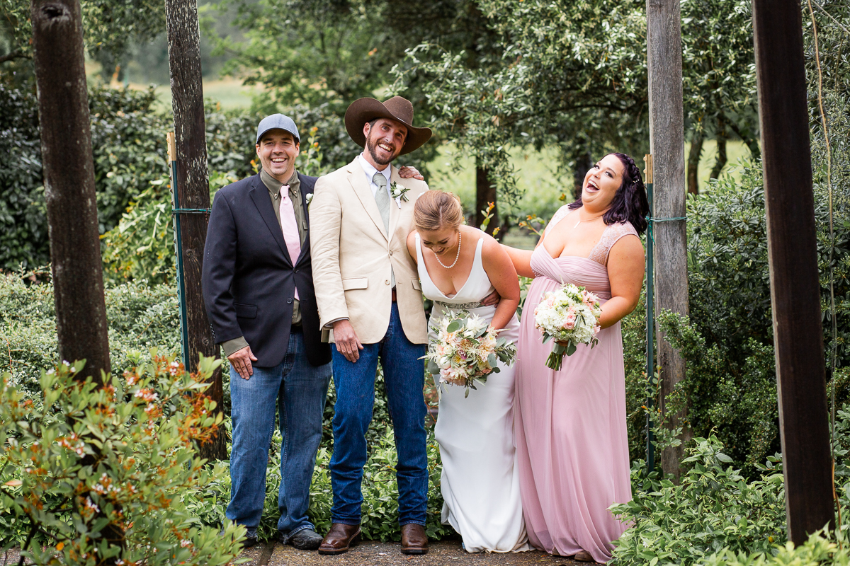 st. helena wedding at private estate
