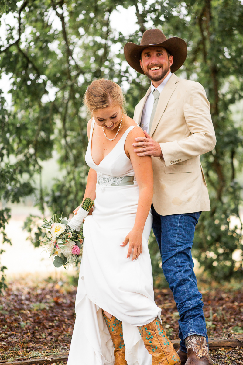 st. helena wedding at private estate