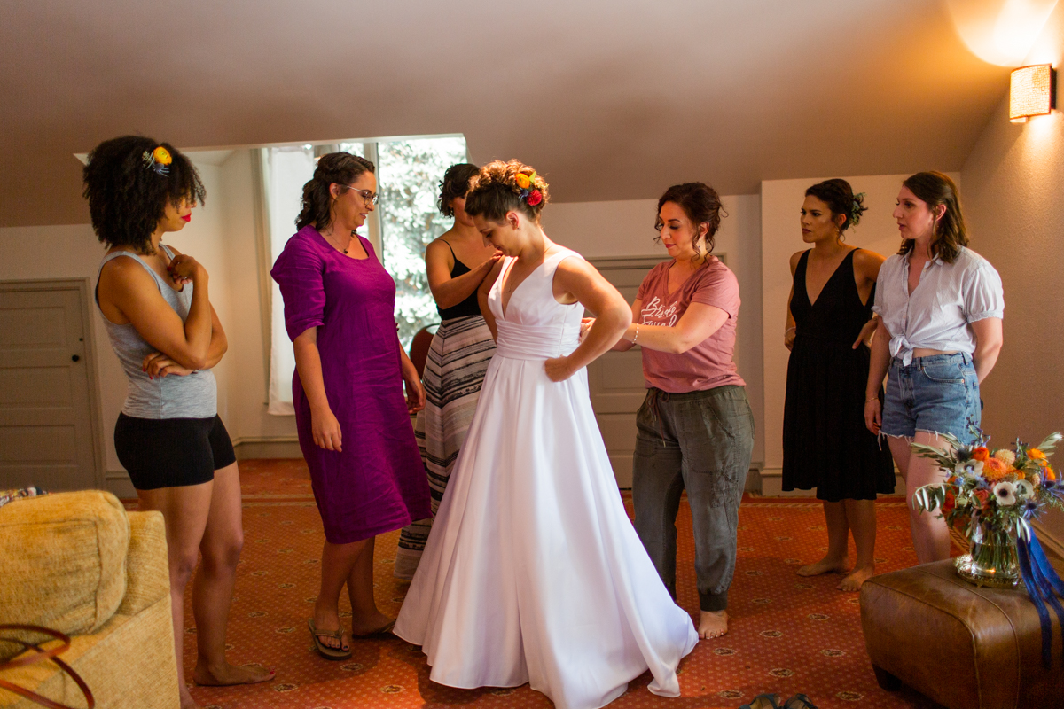 st. helena wedding at harvest inn