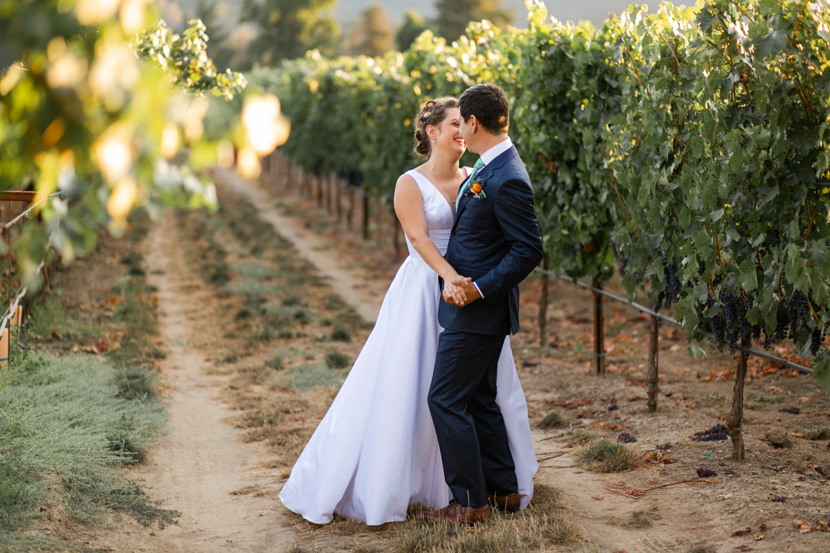 st. helena wedding at harvest inn