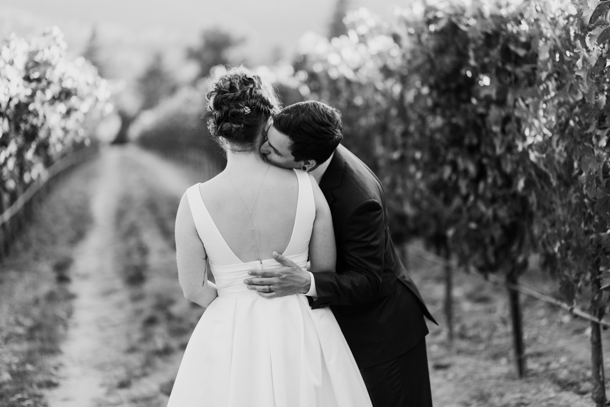 st. helena wedding at harvest inn