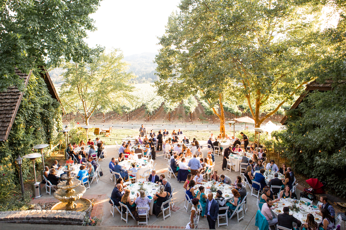 st. helena wedding at harvest inn