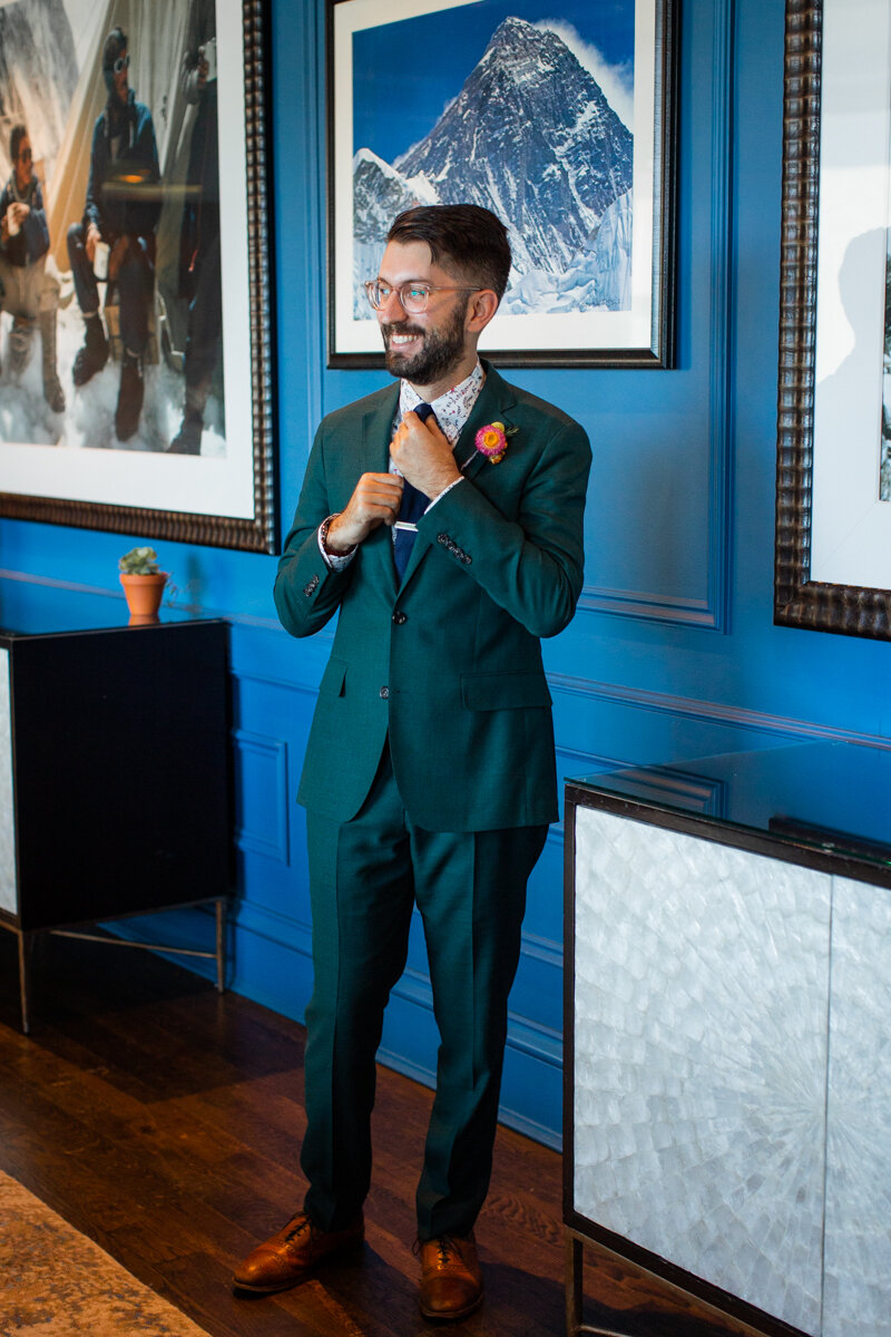 groom at claremont hotel