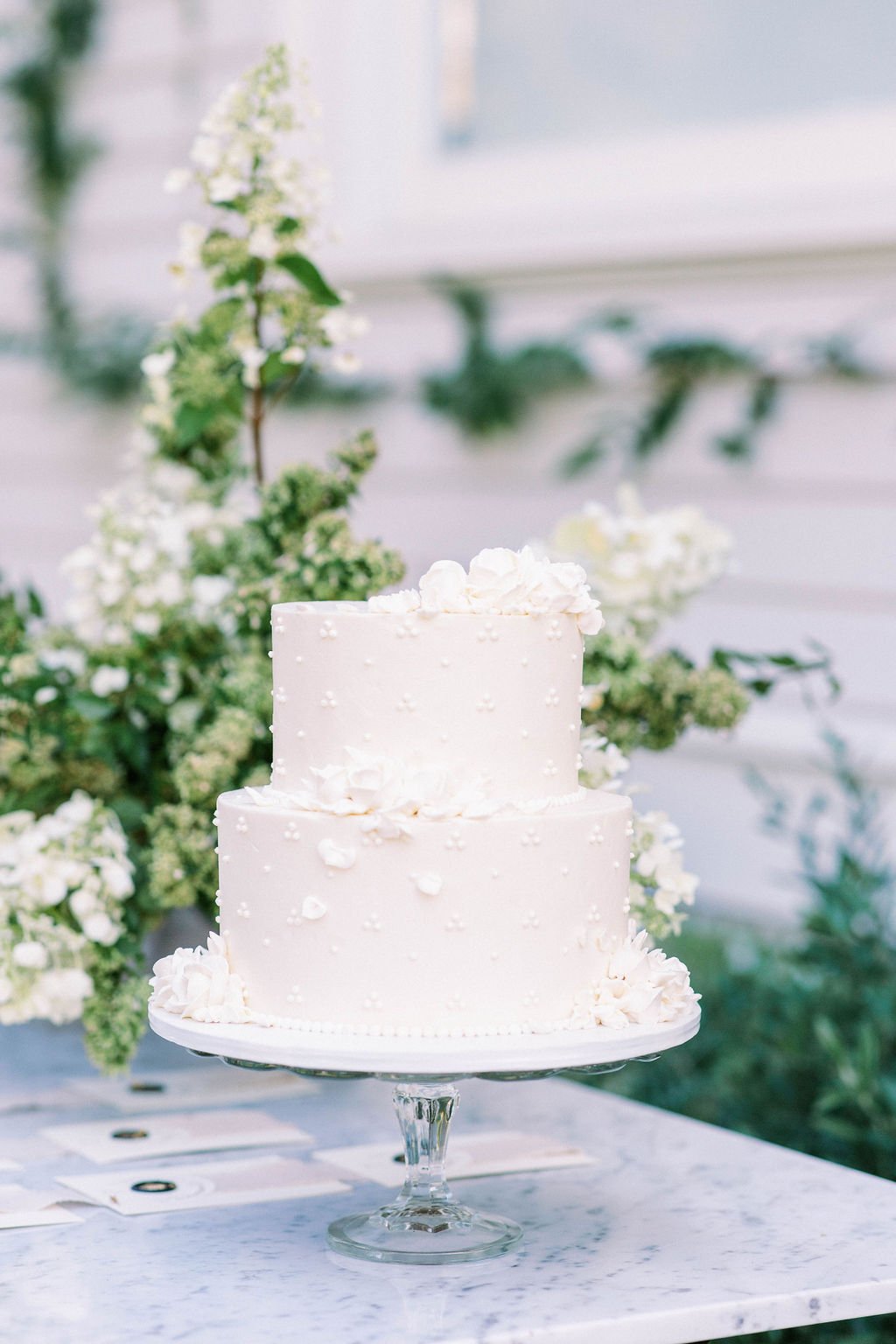 santa barbara wedding cake