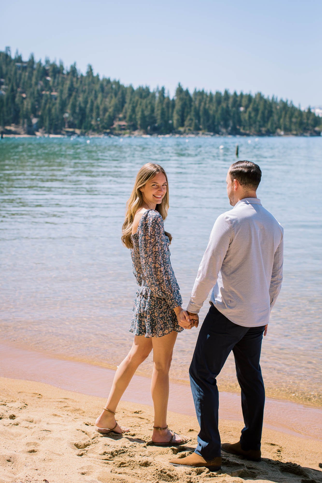 engagement session at zephyr cove