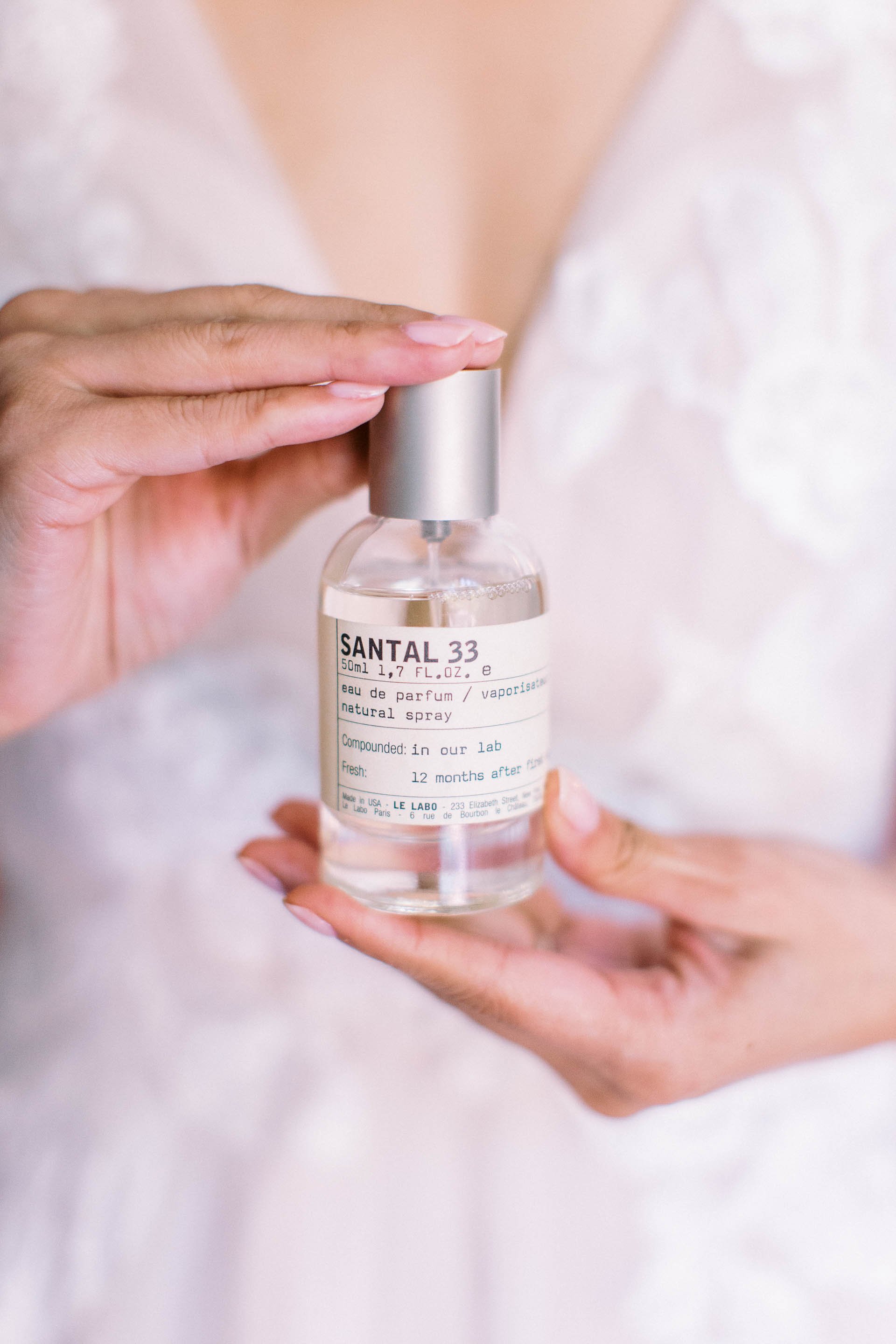 santal 33 perfume at wedding