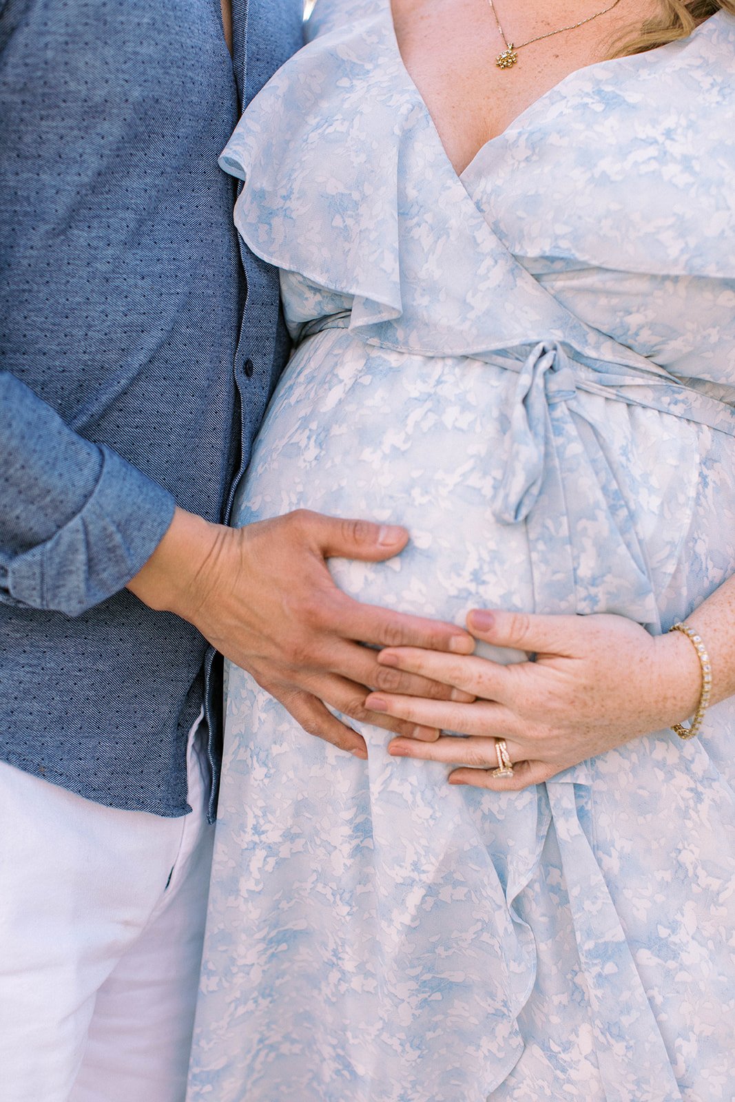 carmel river beach maternity session