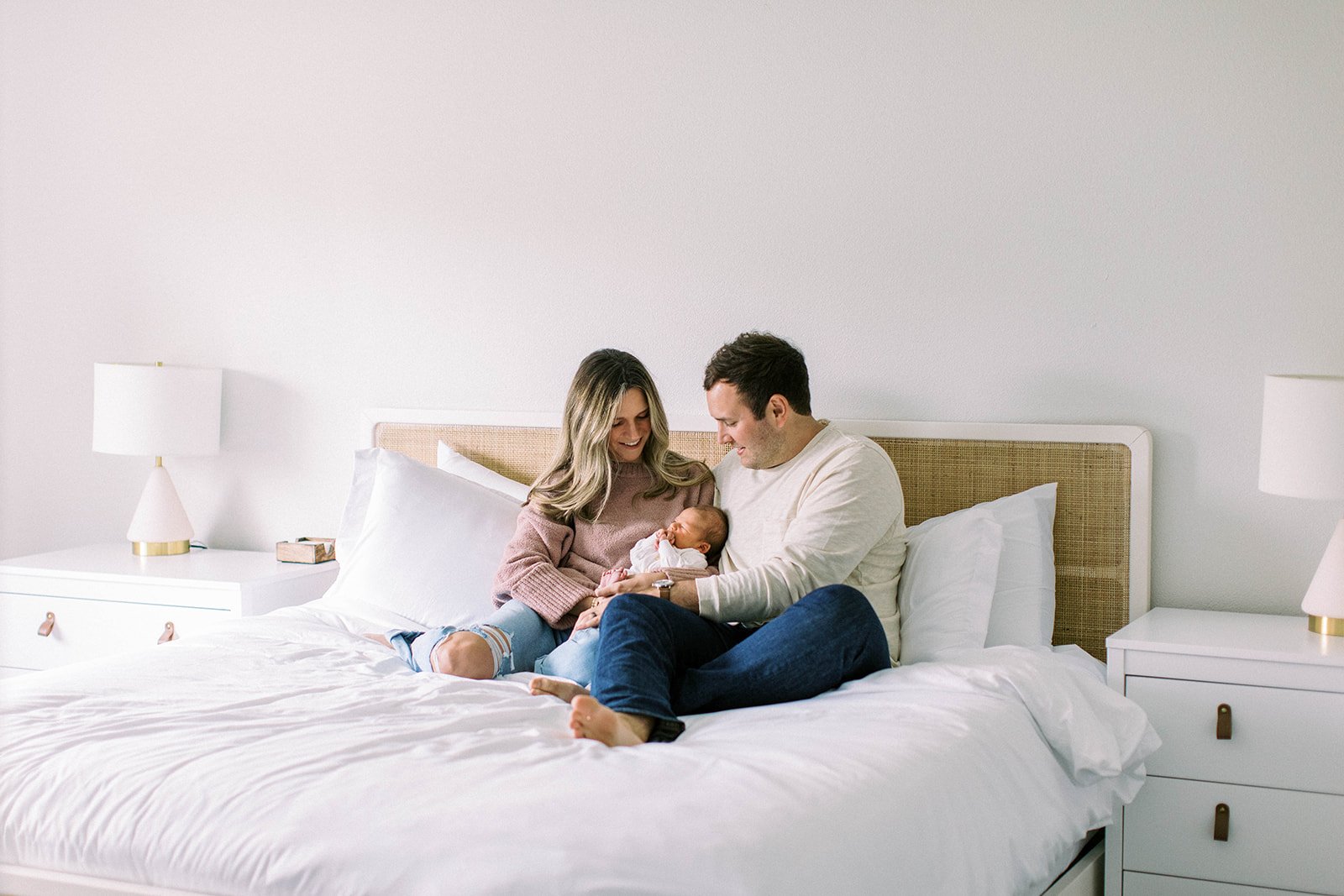 monterey in home newborn session