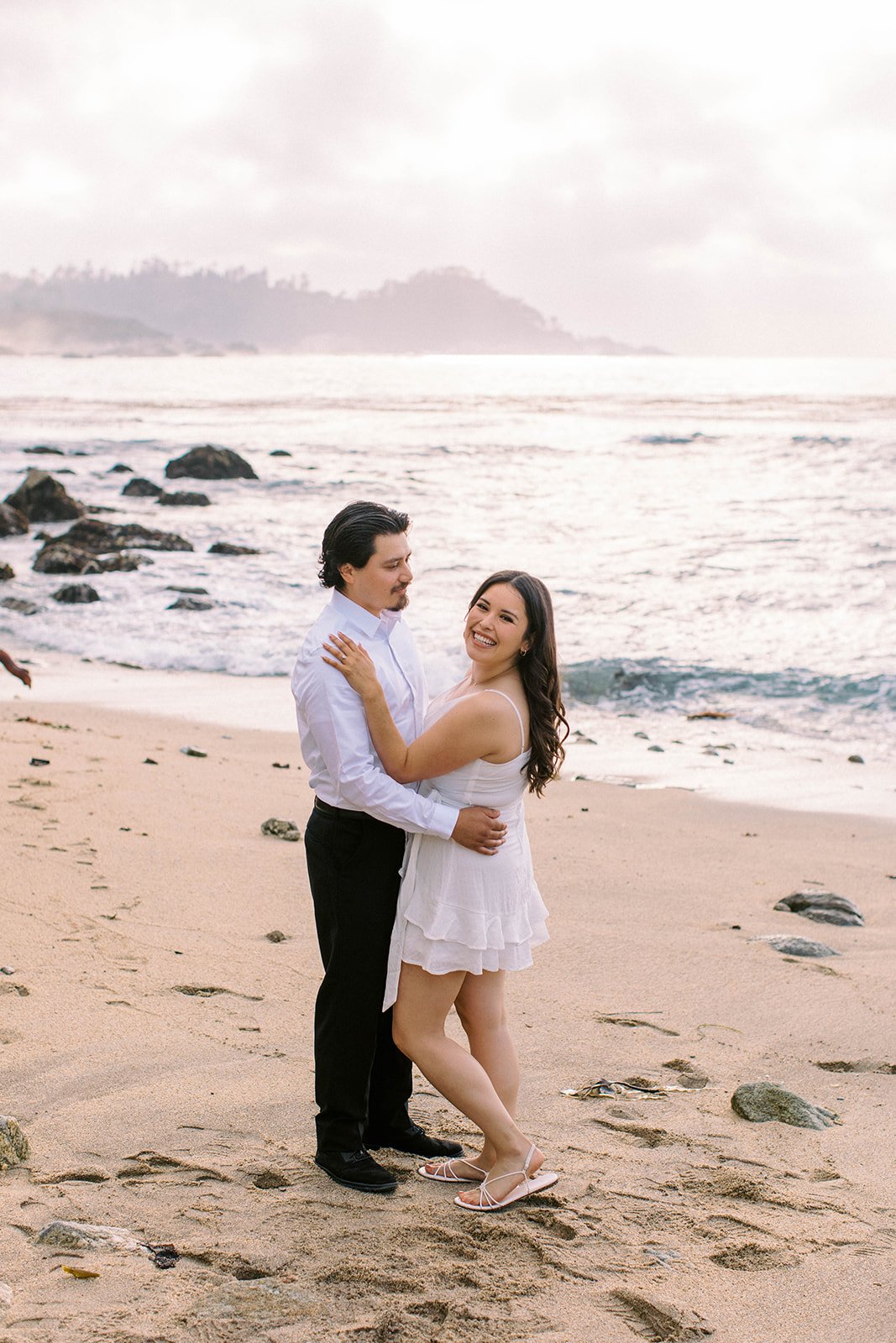 carmel by the sea engagement session