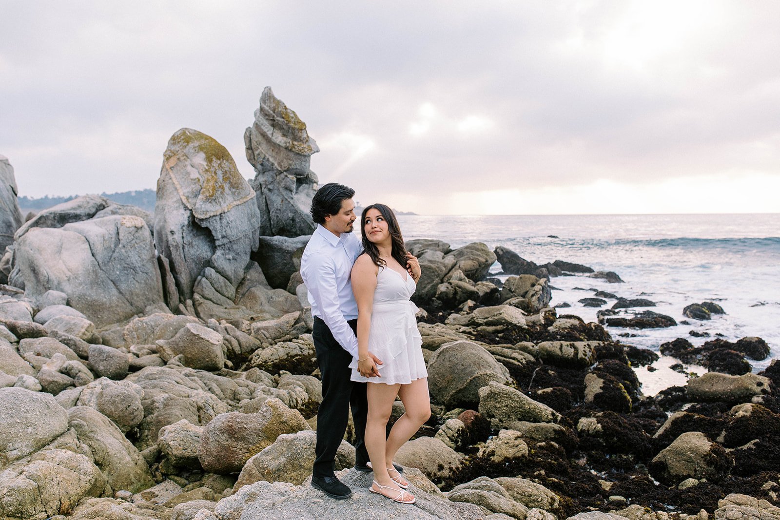 carmel by the sea engagement session