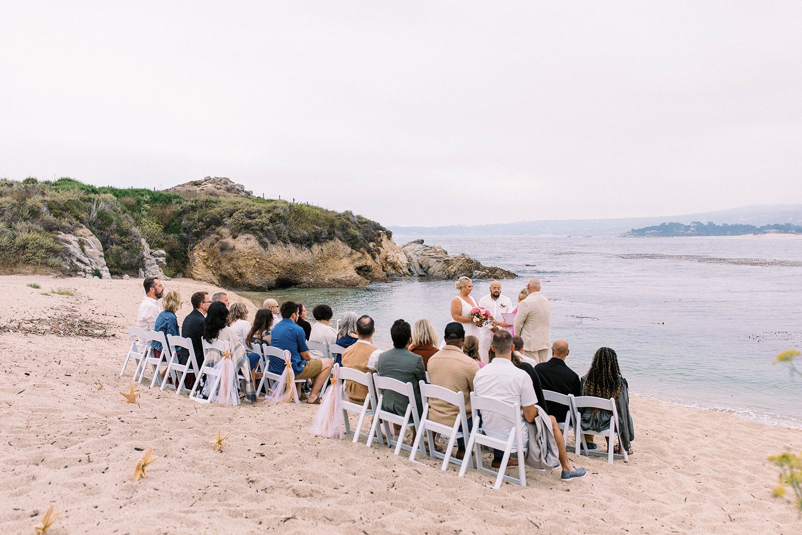 monastery beach elopement