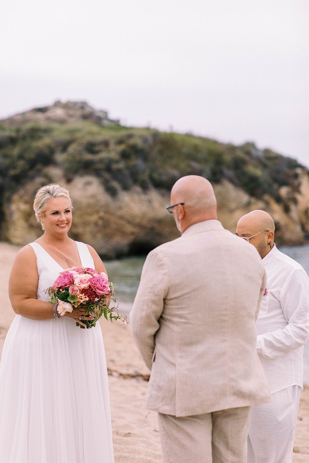 monastery beach elopement