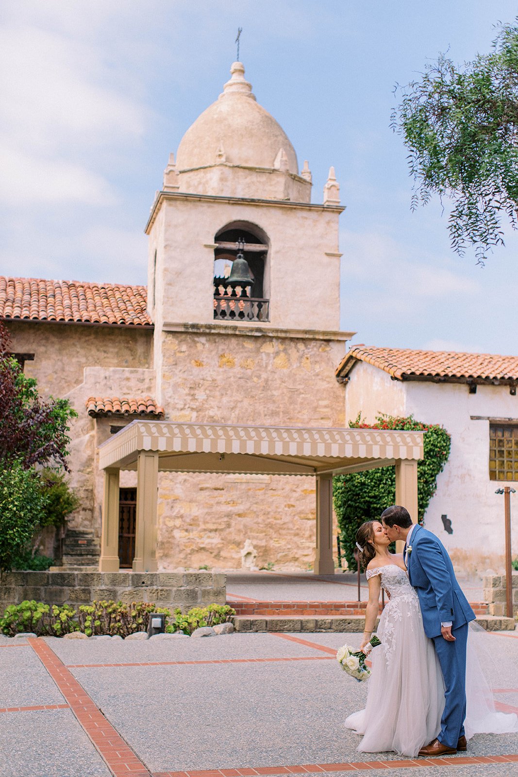 carmel mission wedding