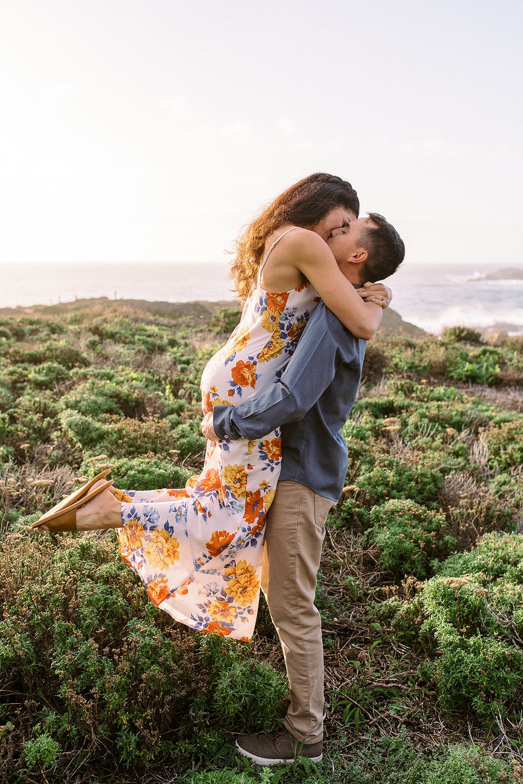 big sur engagement session