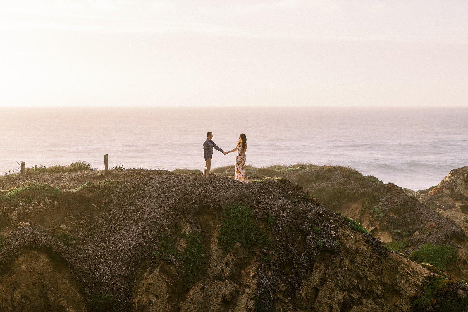 big sur engagement session