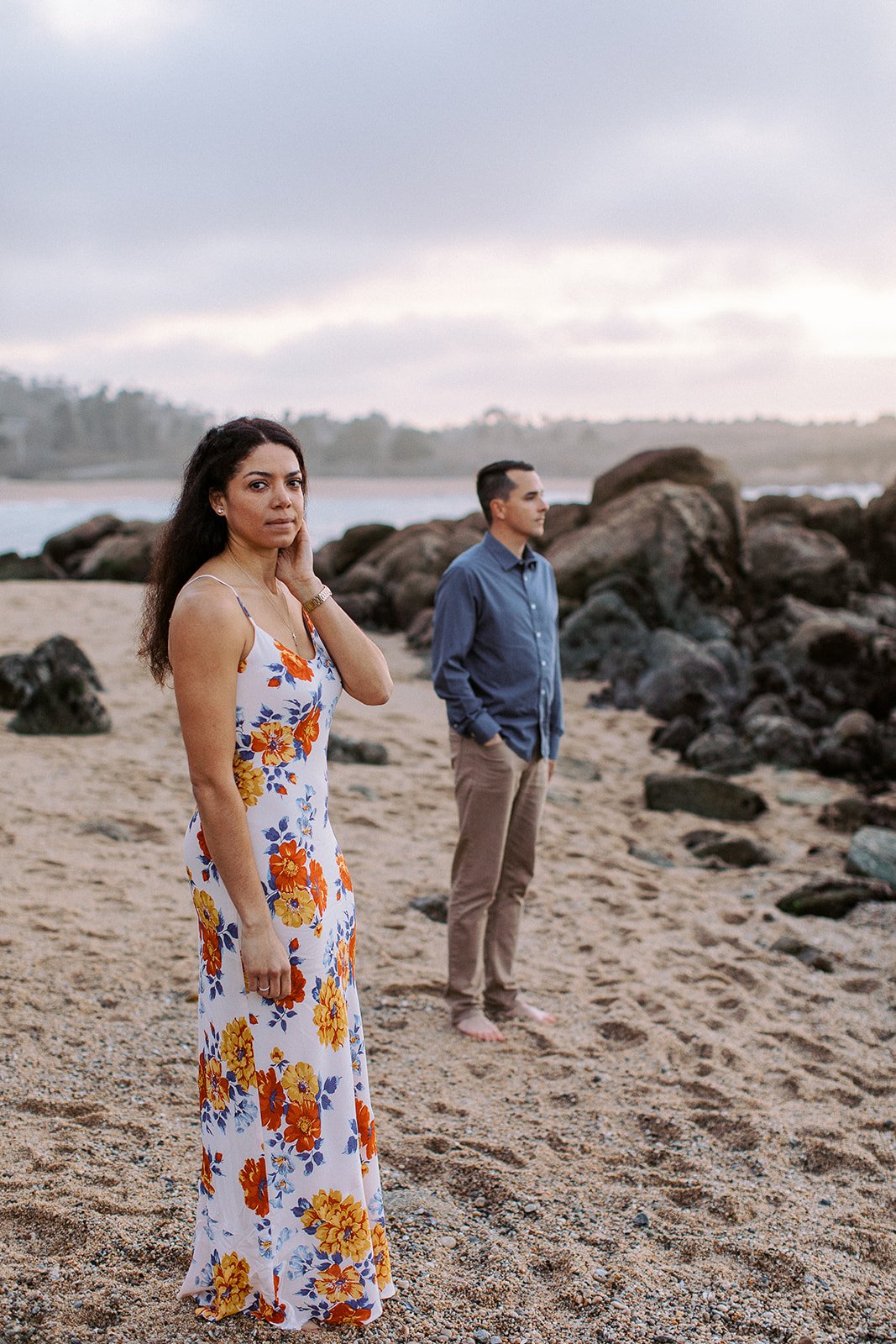 big sur engagement session