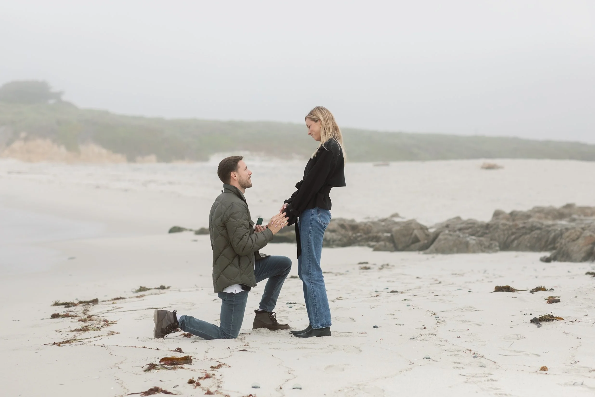 Pebble Beach Proposal Photography