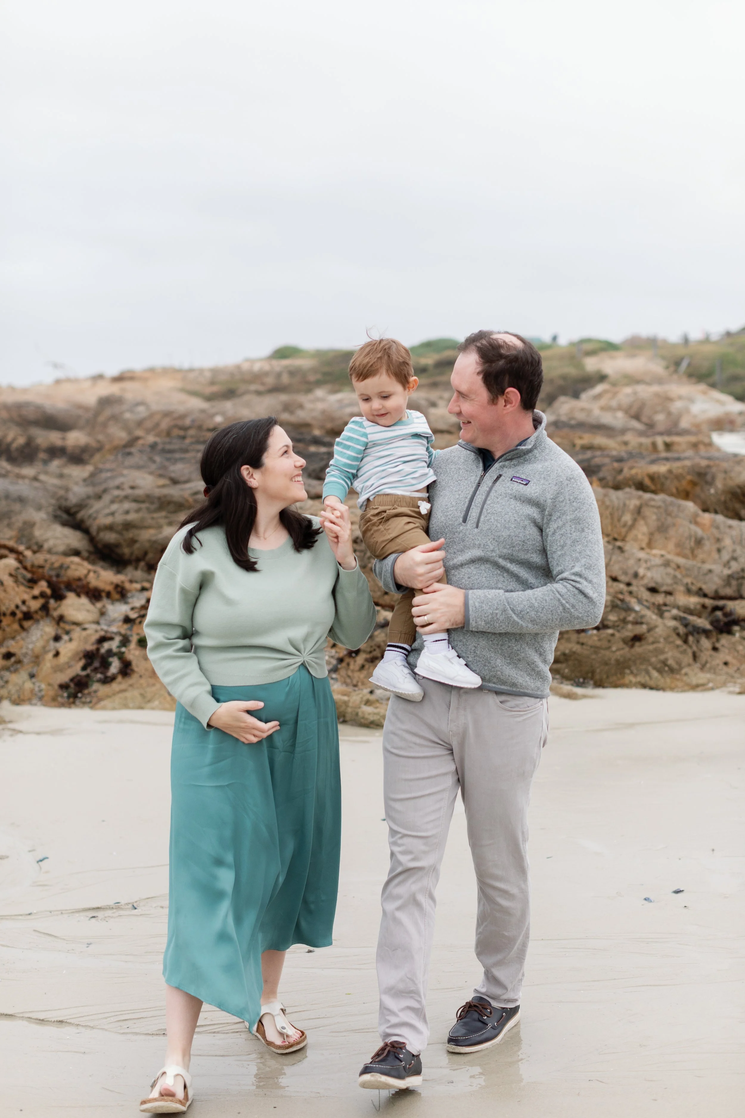 Asilomar Beach Family Photography