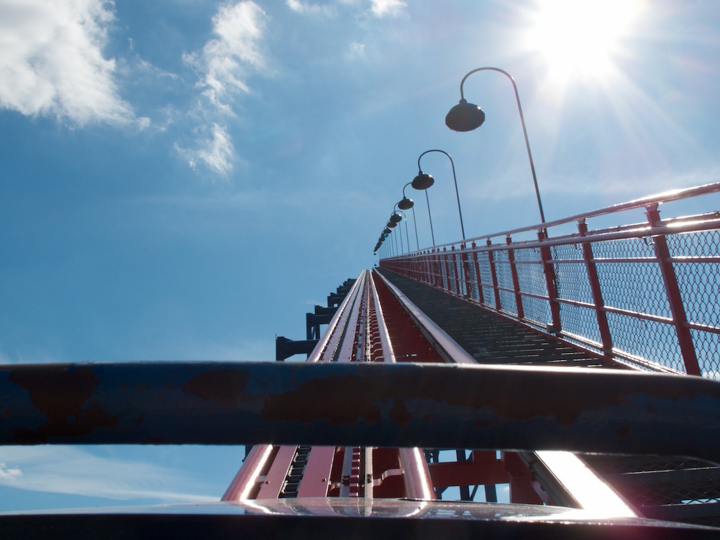 Six Flags Roller Coaster Photos