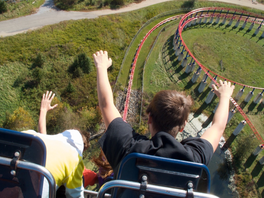 Six Flags Roller Coaster Photos