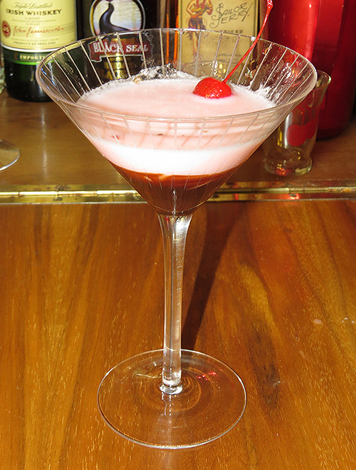 The finished drink