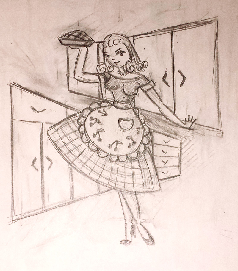 My initial concept sketch